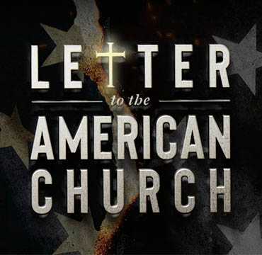 a photo of the logo for the Letter to the American Church Movie.